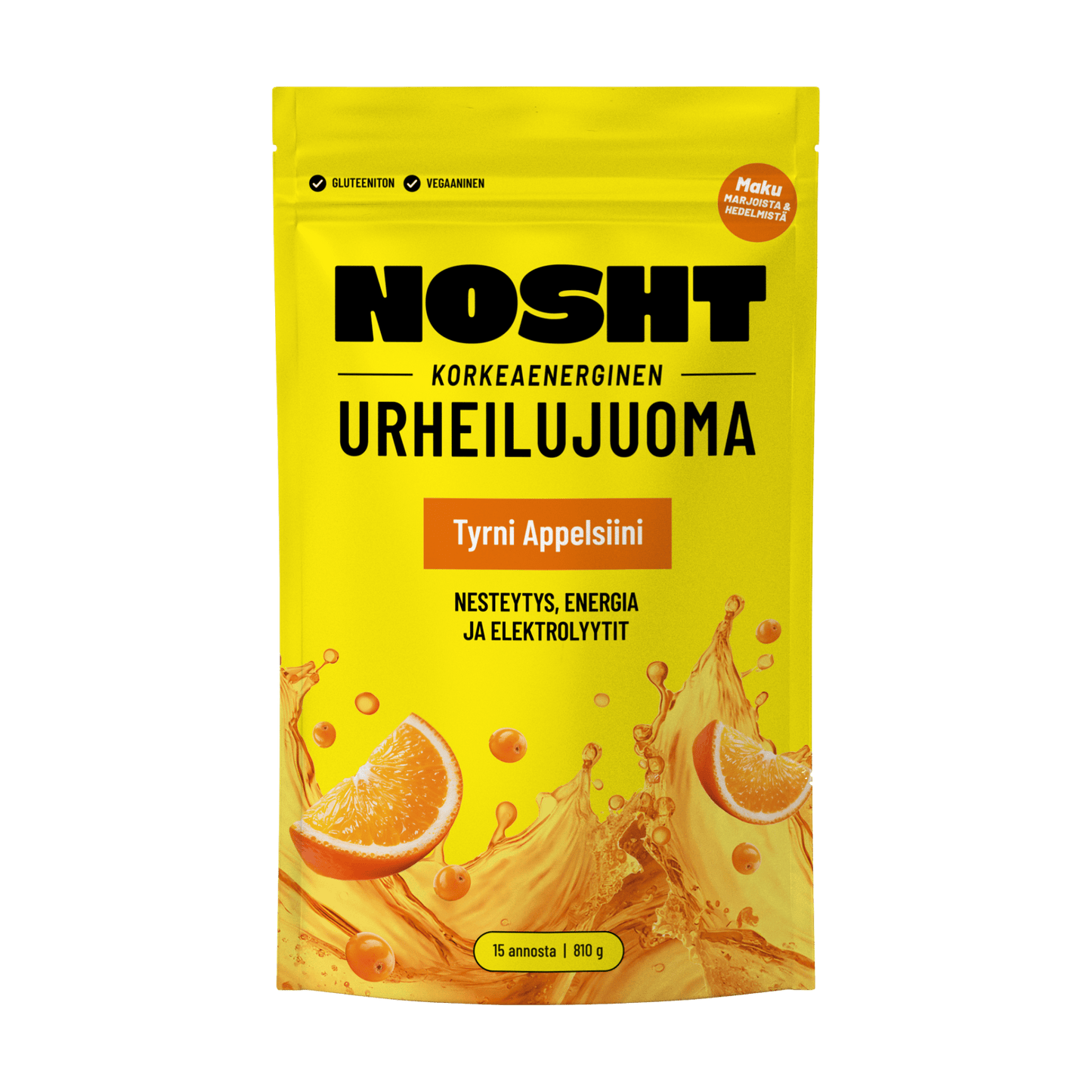 Nosht korkeaenerginen urheilujuoma 810g - FuturePeaks