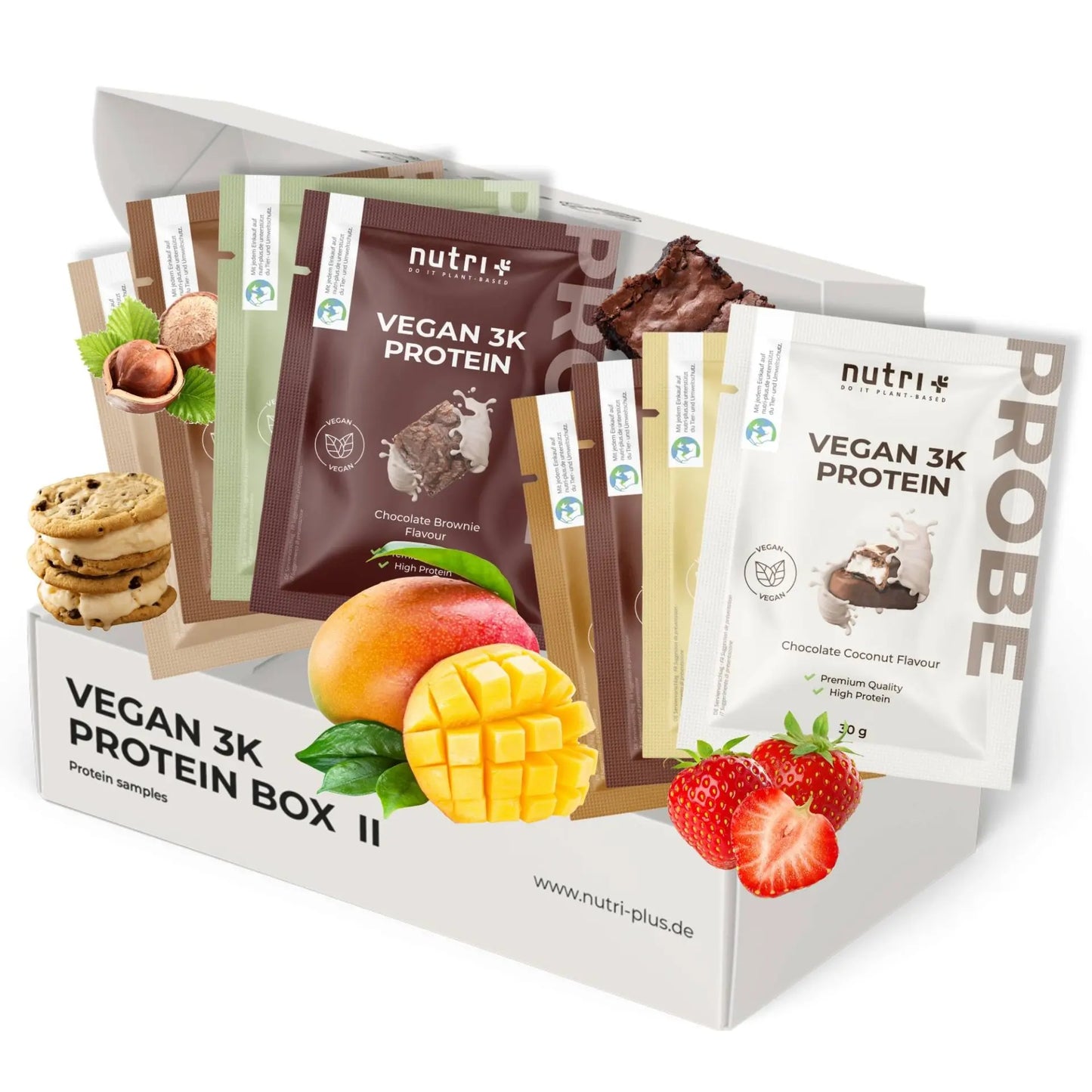 Nutri+ 3K Proteiini Sample box - FuturePeaks