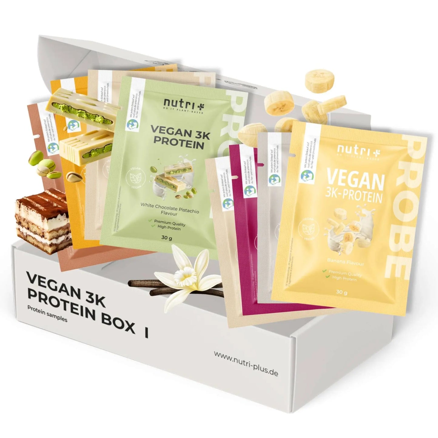 Nutri+ 3K Proteiini Sample box - FuturePeaks