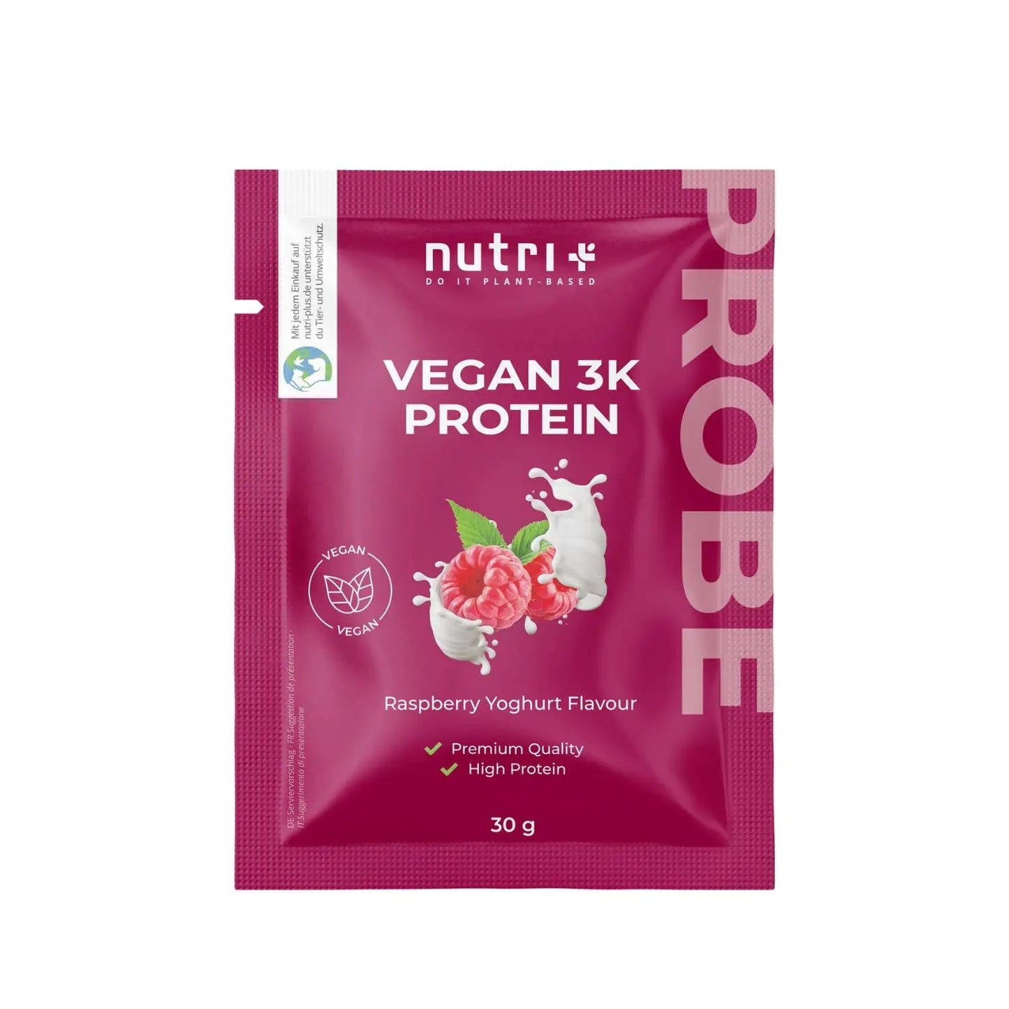 Nutri+ 3K proteiini kerta - annos - FuturePeaks