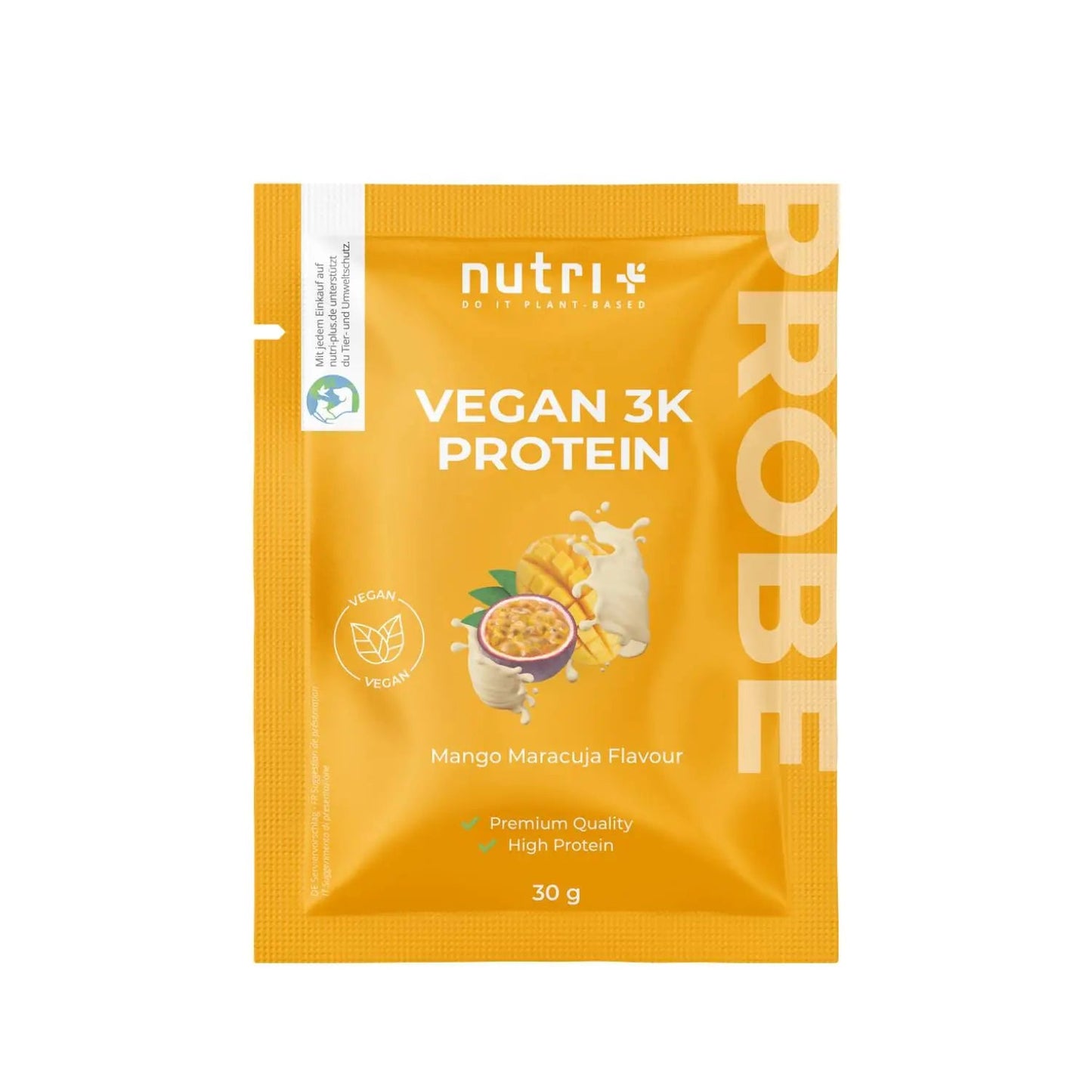 Nutri+ 3K proteiini kerta - annos - FuturePeaks