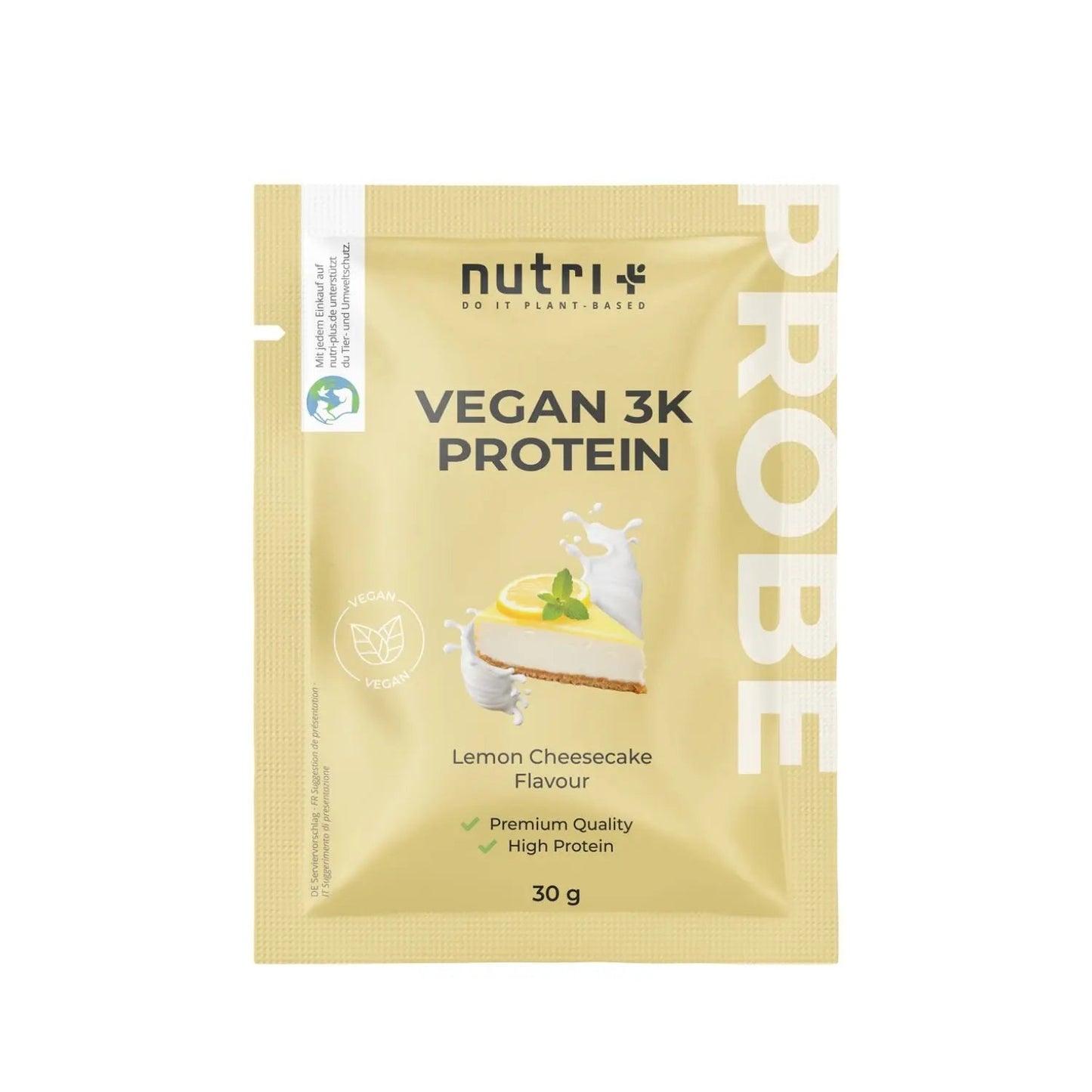 Nutri+ 3K proteiini kerta - annos - FuturePeaks