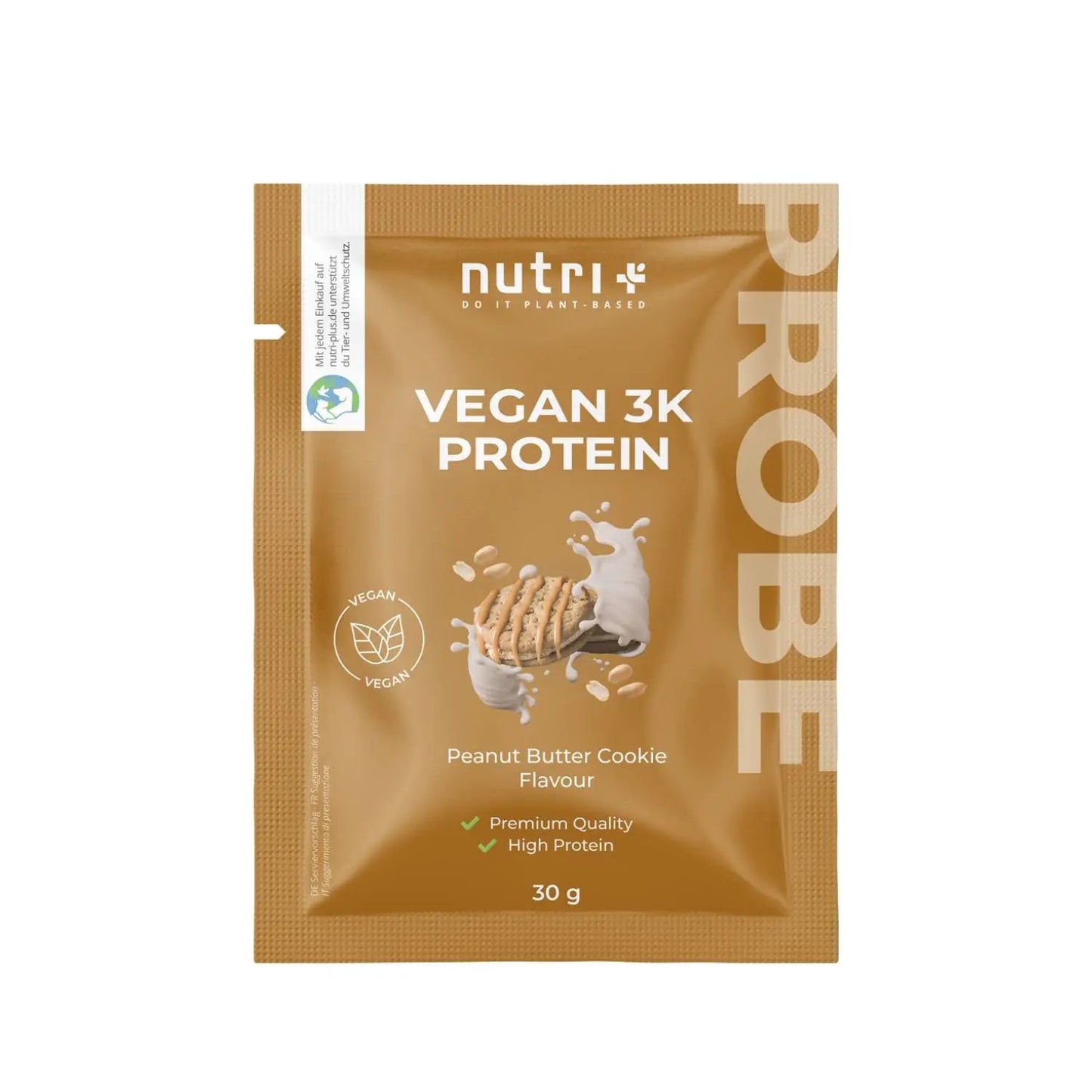 Nutri+ 3K proteiini kerta - annos - FuturePeaks
