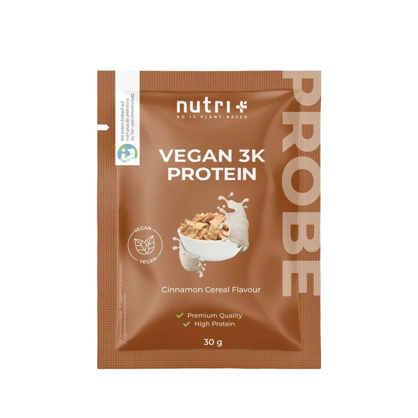 Nutri+ 3K proteiini kerta - annos - FuturePeaks