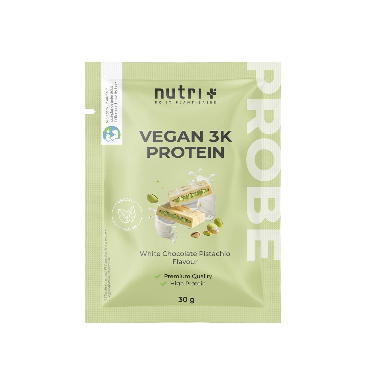 Nutri+ 3K proteiini kerta - annos - FuturePeaks