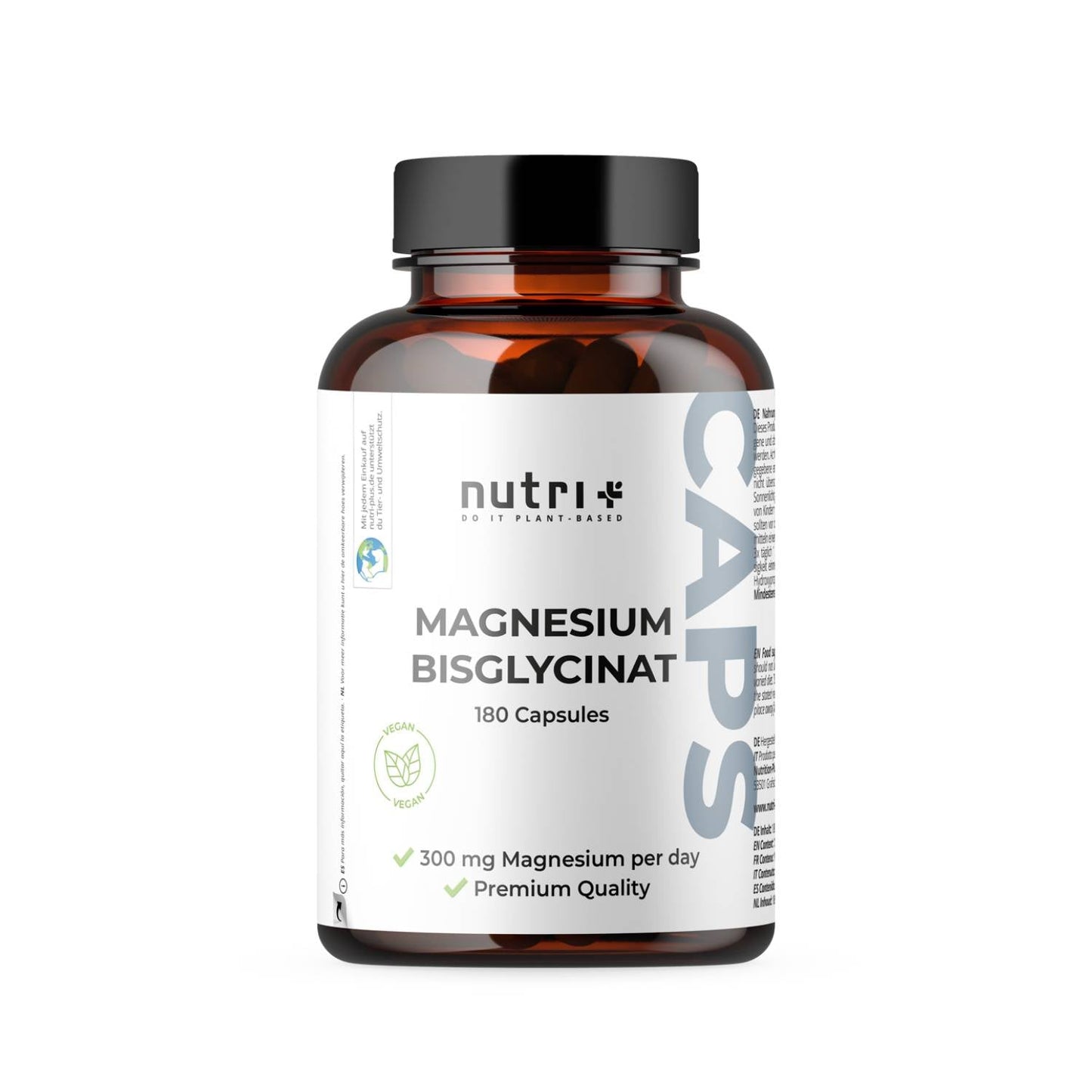 Nutri+ Magnesium bisglysinaatti - kapselit - FuturePeaks
