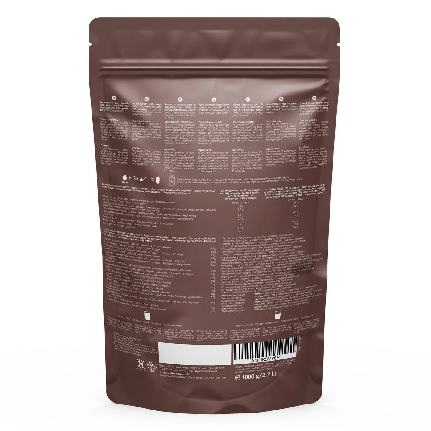 Nutri+ Milk Away Proteiini - FuturePeaks