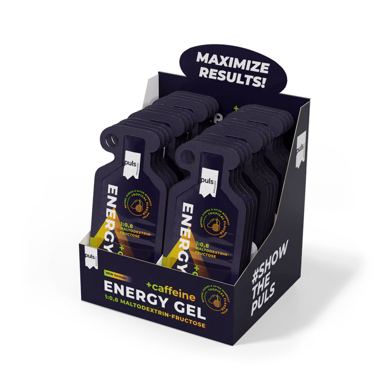 Puls ENERGIAGEELI +kofeiini Tropical 40 g - FuturePeaks