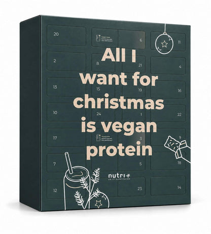 Nutri+ vegan protein Christmas calendar