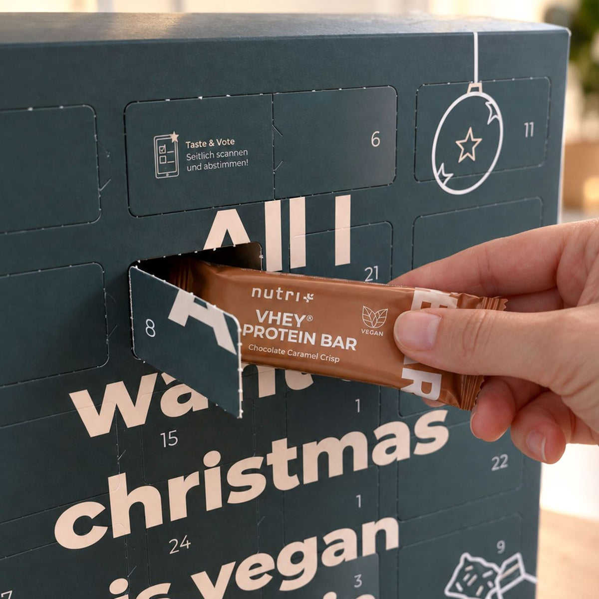 Nutri+ vegan protein Christmas calendar