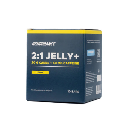 4Endurance 2:1 Jelly Bar+ 10kpl laatikko (kofeiinilla) - FuturePeaks