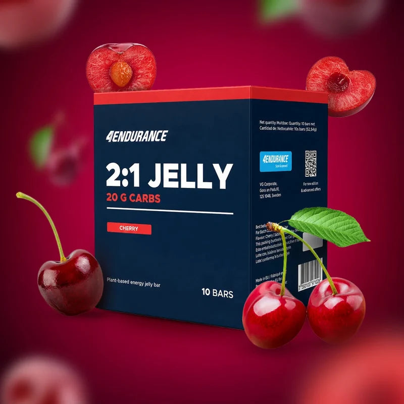 4Endurance 2:1 Jelly Bar energiakarkki - 10 kpl