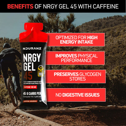 Nduranz Nrgy 45 Gels with Caffeine