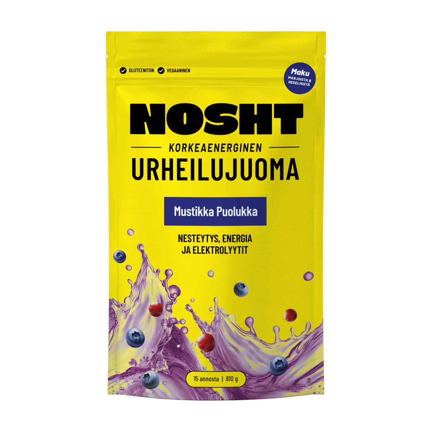 Nosht korkeaenerginen urheilujuoma 810g - FuturePeaks