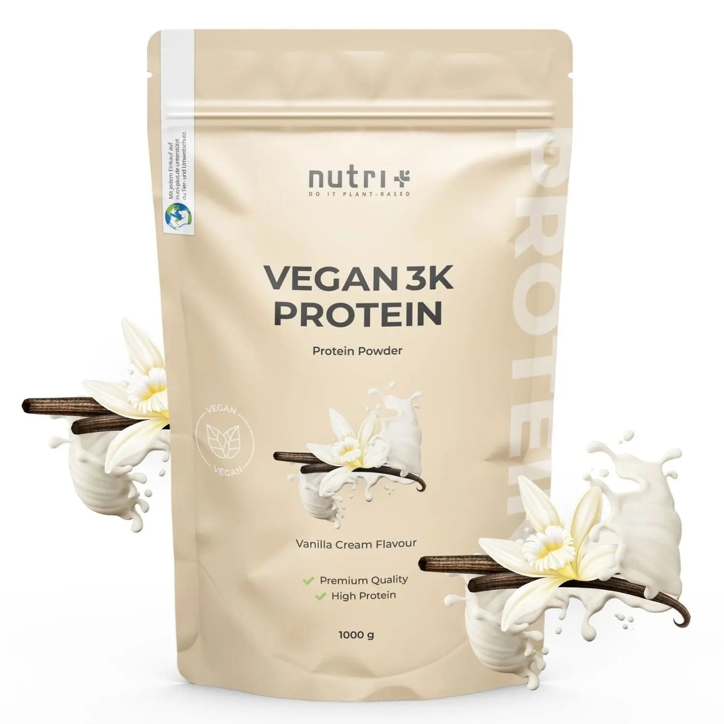 Nutri+ 3K proteiini 1000g (15 makua) - FuturePeaks