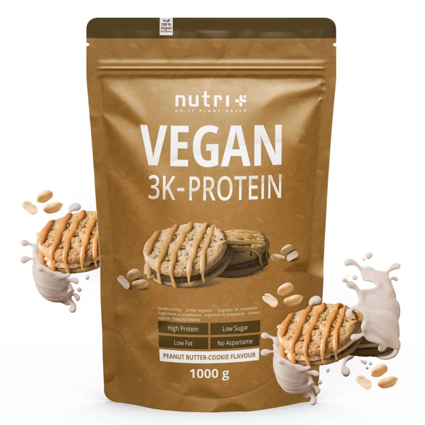 Nutri+ 3K proteiini 1000g (16 makua) - FuturePeaks
