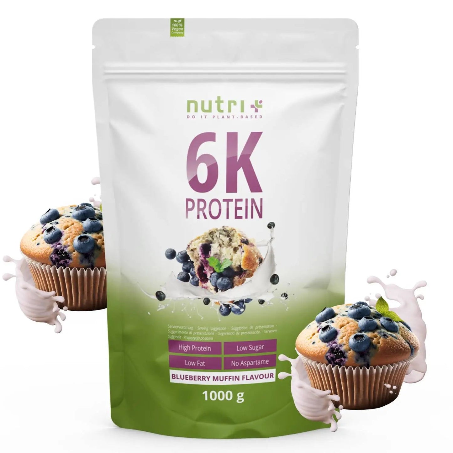 Nutri+ 6K Proteiini 1000g (9 makua) - FuturePeaks