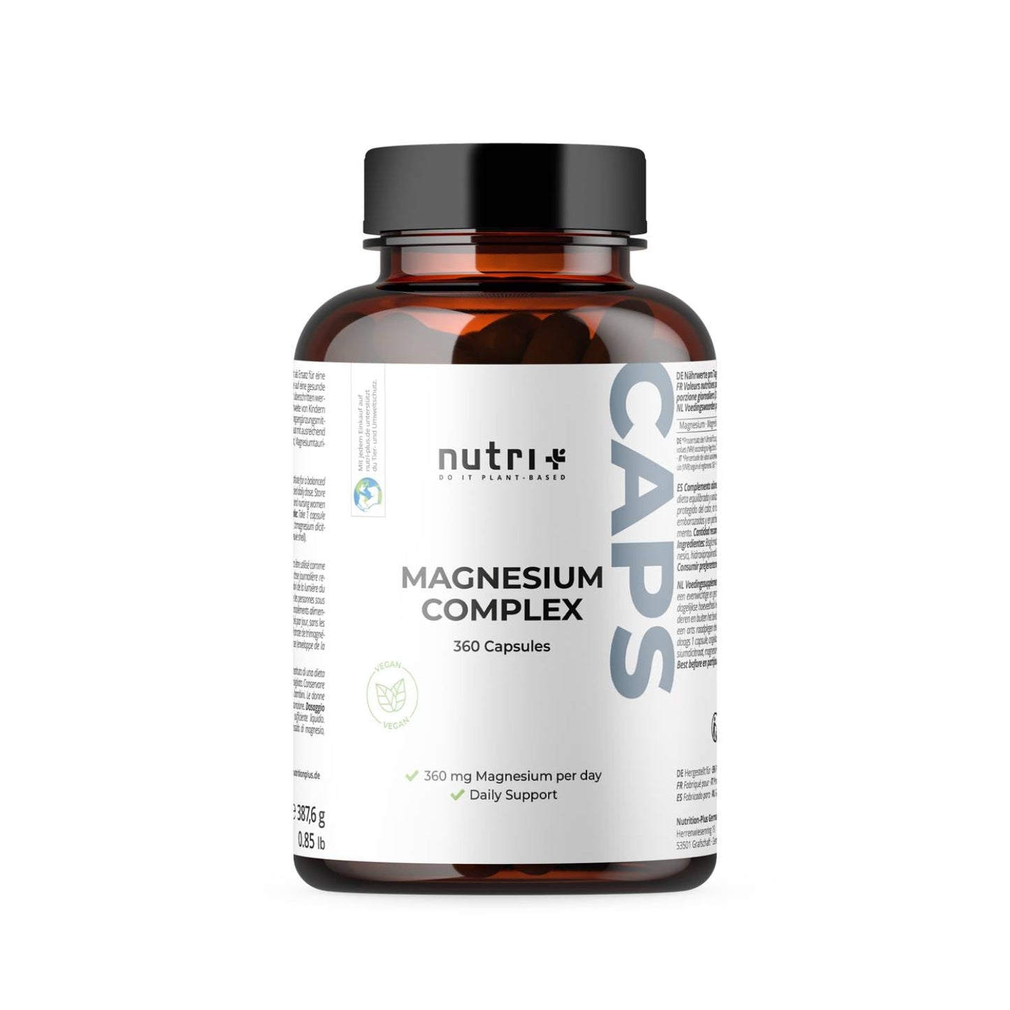 Nutri+ Magnesium complex - 360 kapselia - FuturePeaks