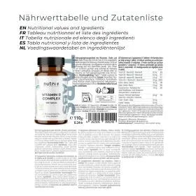 Nutri+ b-vitamiinikompleksi - 365 tablettia - FuturePeaks