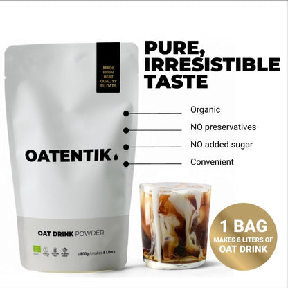 Oatentik kaurajuomajauhe 800g +kauha - FuturePeaks