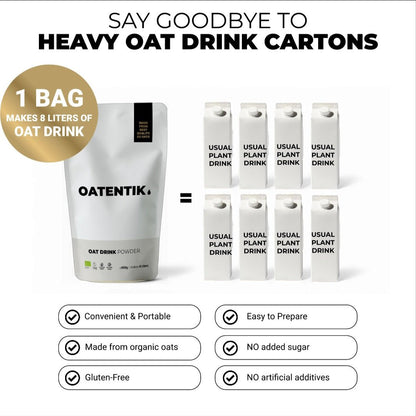 Oatentik kaurajuomajauhe 800g +kauha - FuturePeaks