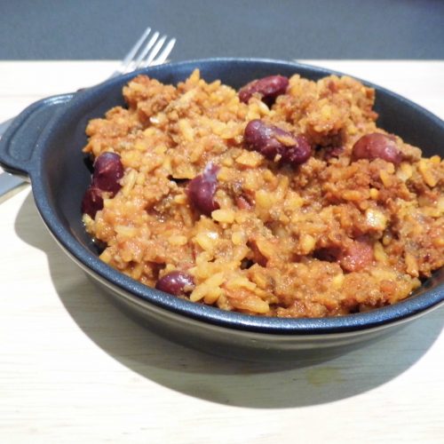 Summit To Eat vegetable chili with rice - FuturePeaks