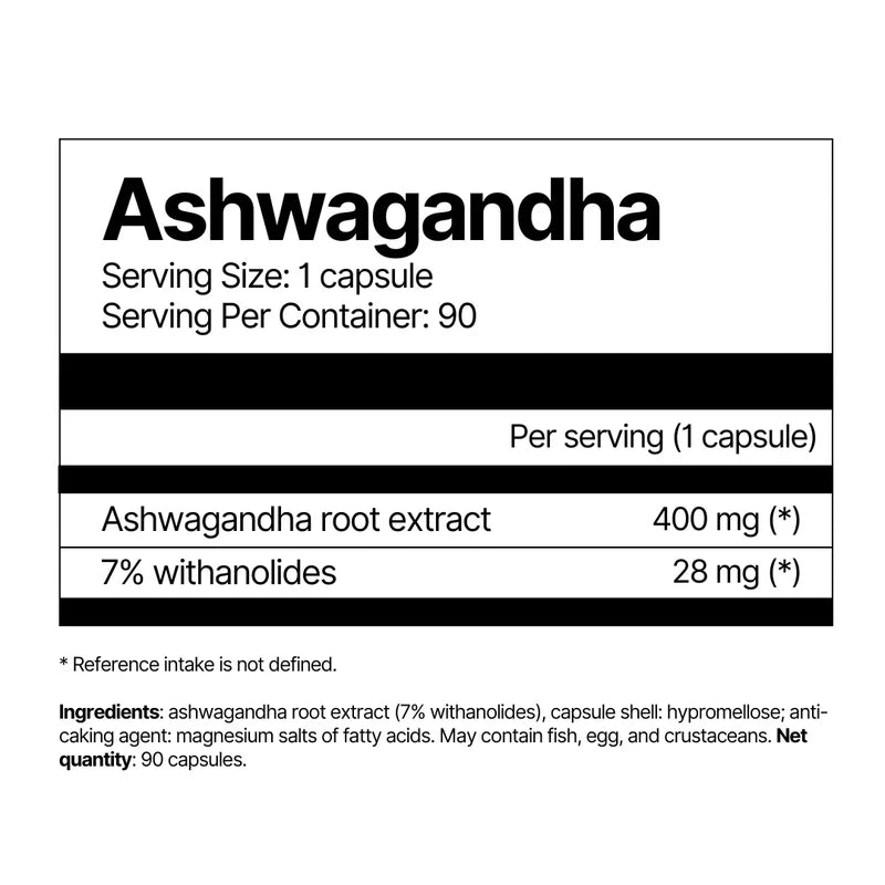 4Endurance Ashwagandha – 400 mg juuriuutetta, 90 kapselia