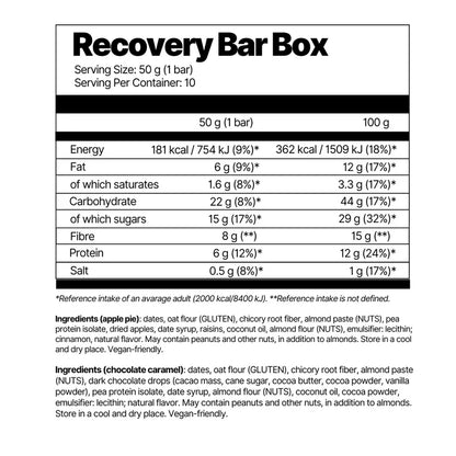 4endurance recovery bar 10kpl laatikko