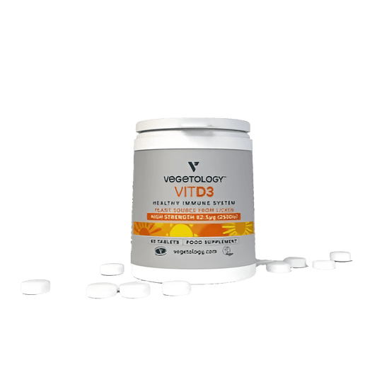 Vegetology vahva D3-vitamiini (2500 iu/62,5mikrogrammaa) - FuturePeaks