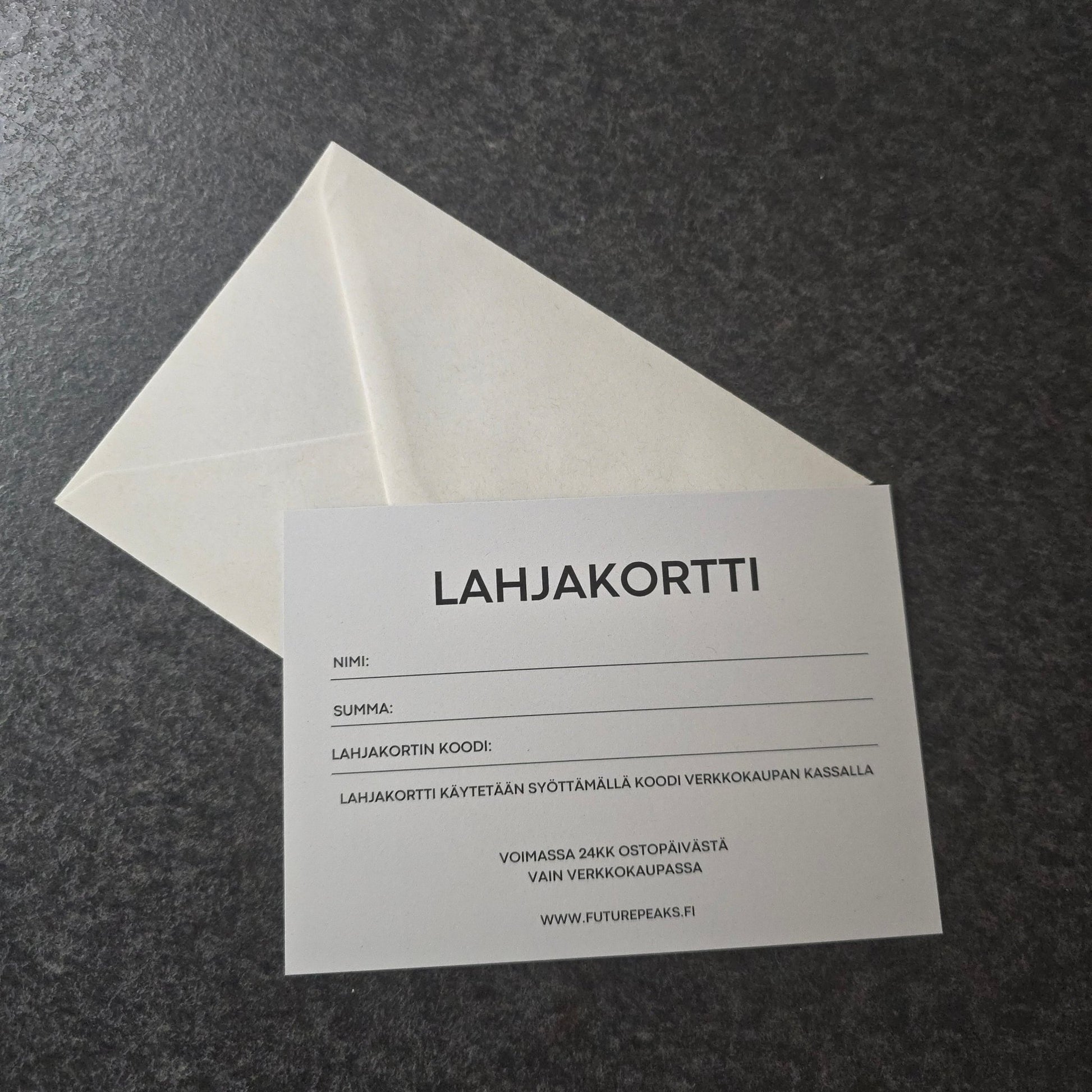 Lahjakortti - FuturePeaks