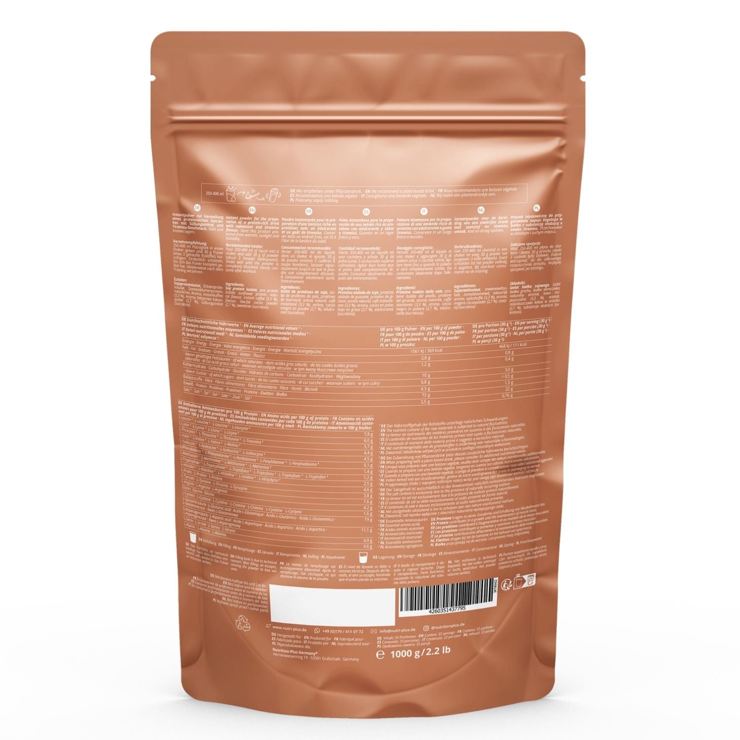 Nutri+ 3K proteiini 1000g - FuturePeaks