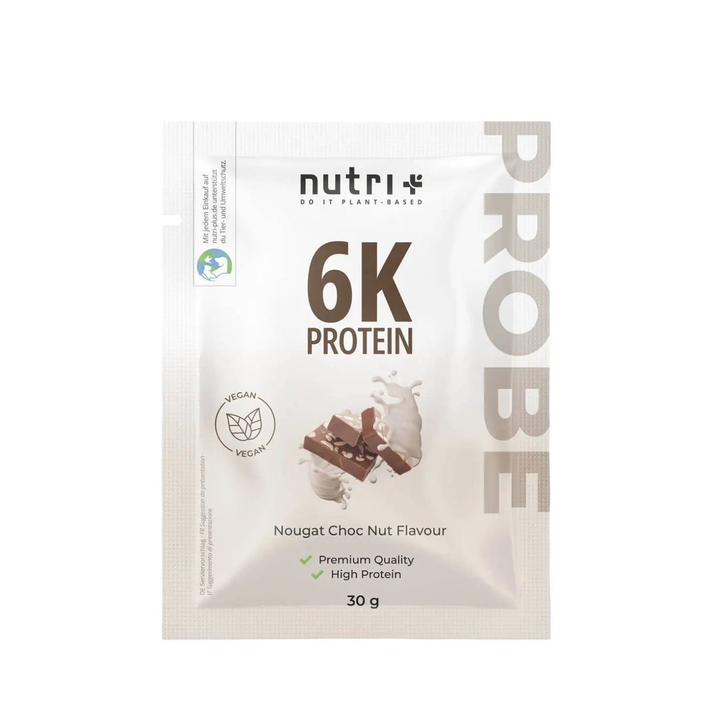 Nutri+ 6K proteiini kerta - annos - FuturePeaks