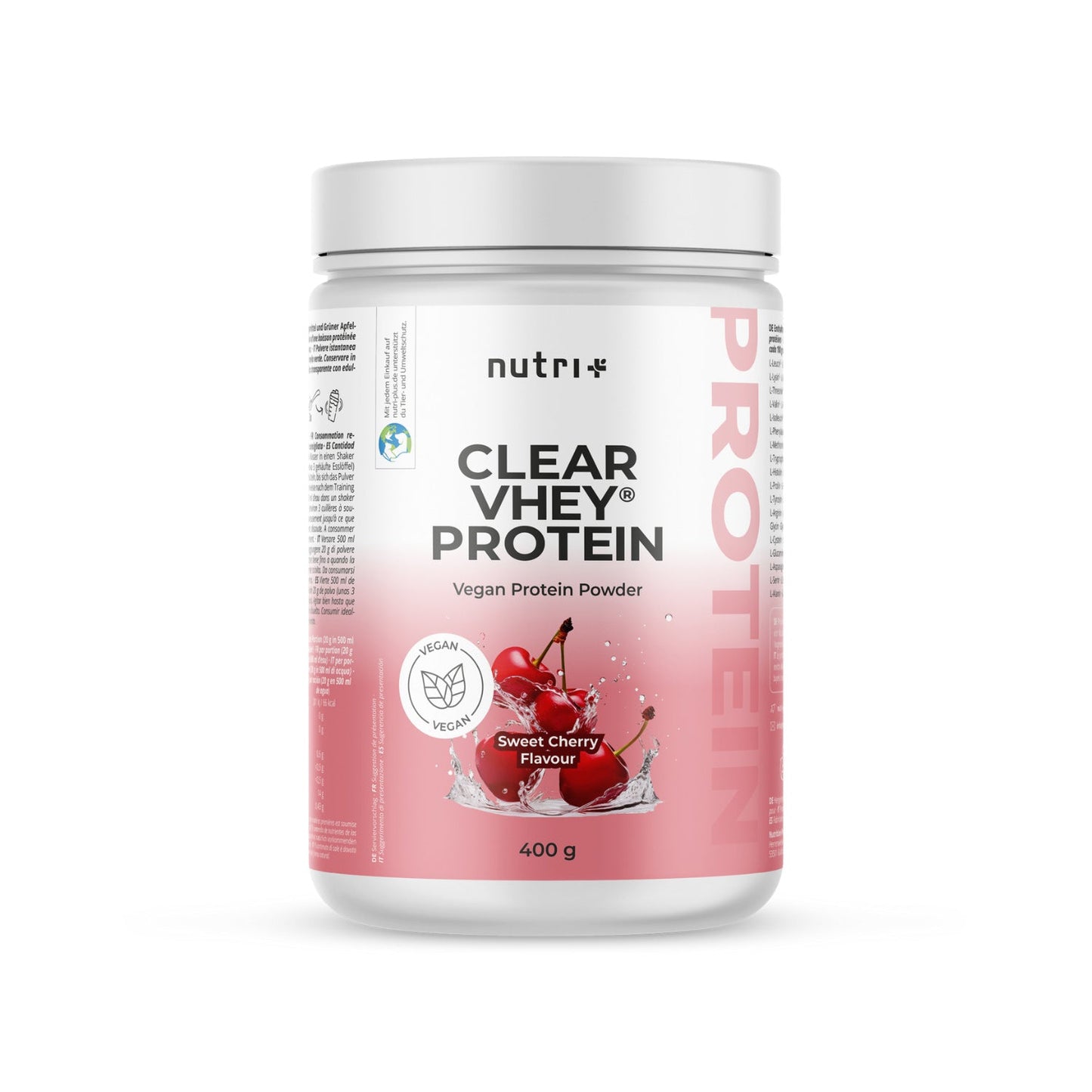 Nutri+ Clear Vhey Kirkas Proteiini 400g - FuturePeaks