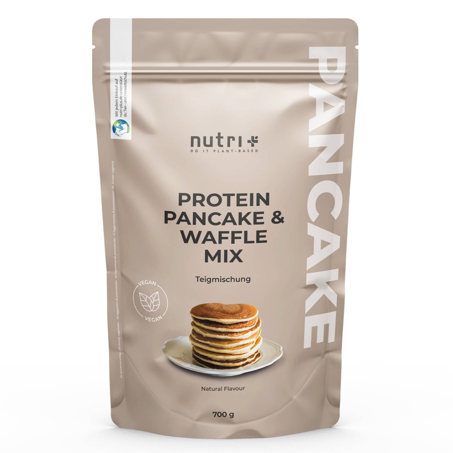 Nutri+ proteiinipannukakku - ja vohvelijauhe - FuturePeaks