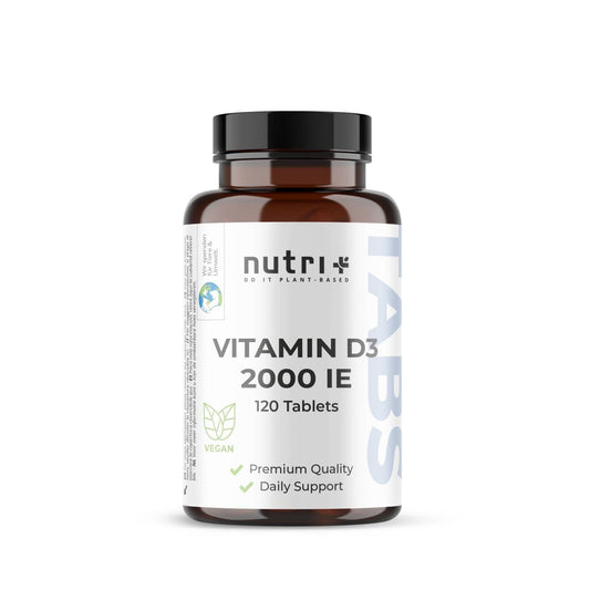 Nutri+ vahva D3 - vitamiini 2000IU - FuturePeaks