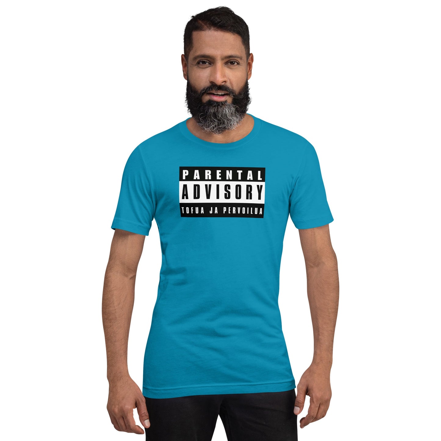 Parental advisory tofua ja pervoilua unisex t - paita - FuturePeaks