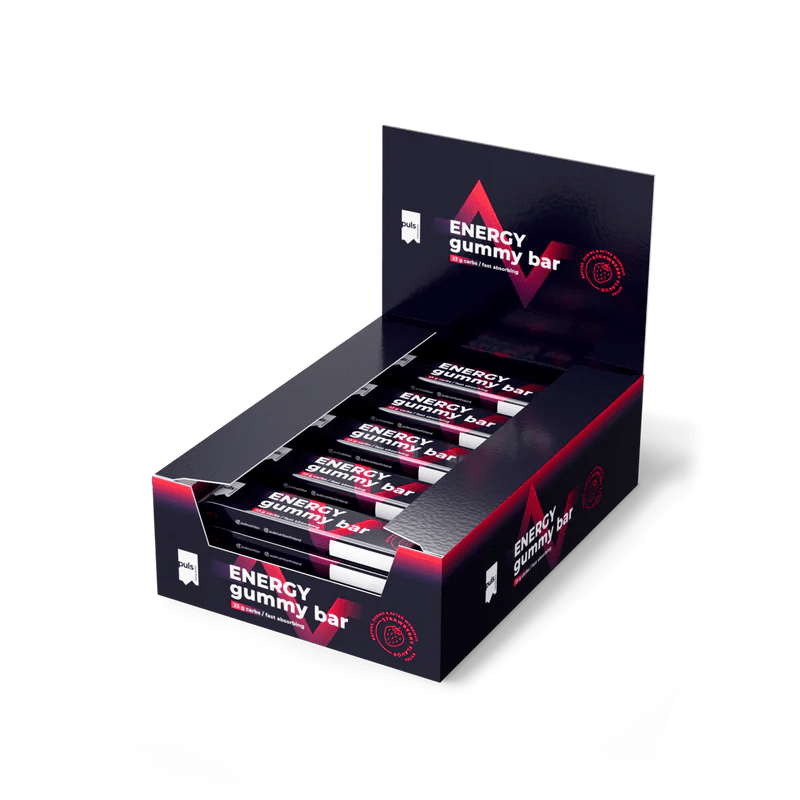Puls ENERGIA Gummy patukka mansikka 30g - FuturePeaks